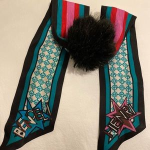 COPY - Henri Bendel twilly purse silk scarf with Pom Pom